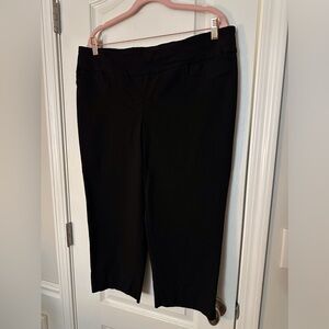 Zac & Rachel Black Crop Pants Sz 16